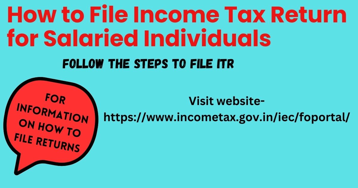 Income Tax Return for Salaried Individuals